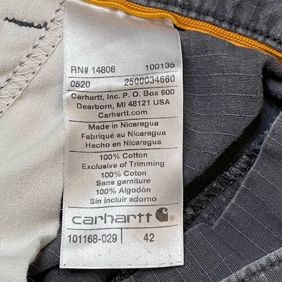 Carhartt G force relaxed fit cargo shorts sz 42 - Picture 12 of 14